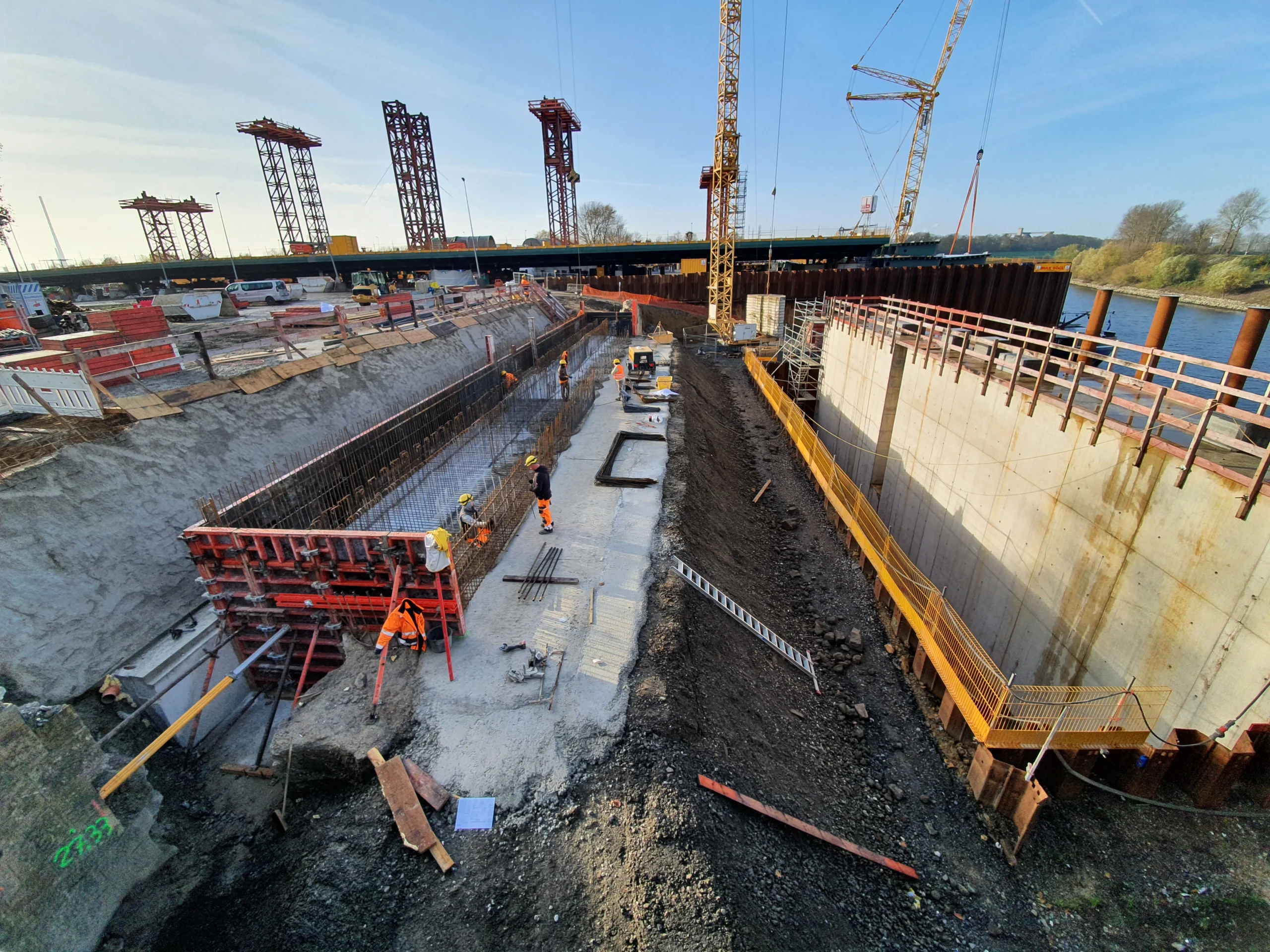 Einblick in ein Infrastrukturprojekt
